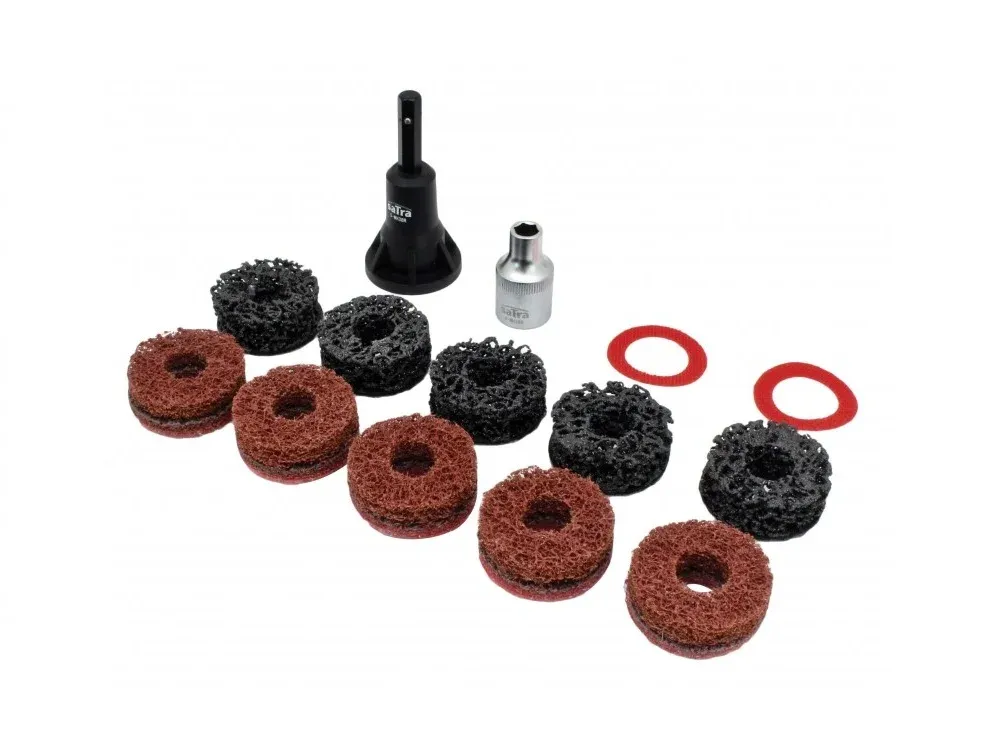 SATRA Radnabenschleifer Stehbolzennabe Set 14tlg