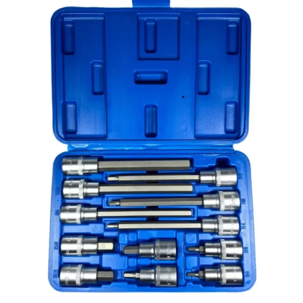 SATRA Innensechskant Steckschlüssel Satz H4-H12 1/2'' lang und kurz