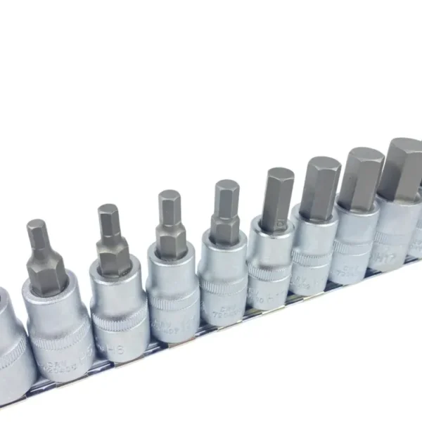 ASTA Innensechskant Steckschlüssel Satz 4-19mm 1/2''