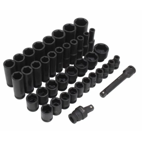 ASTA Sechskant Kraft Stecknüsse Satz 40tlg 1/2''