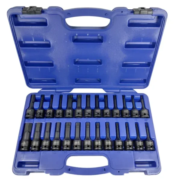 ASTA Kraft Steckschlüssel Satz Torx Innensechskant Vielzahn 26tlg