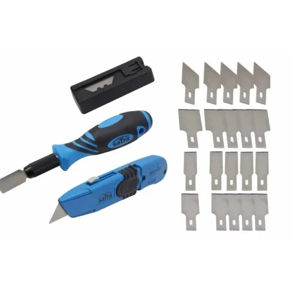 SATRA Schaber und Cuttermesser Set 27tlg