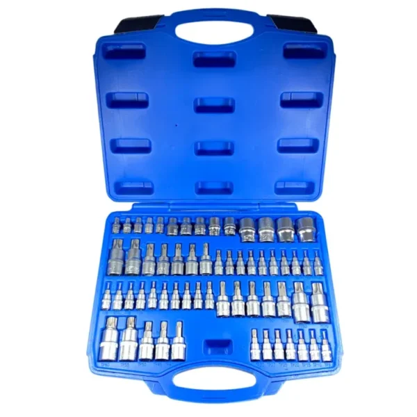 SATRA Steckschlüssel Satz Torx 60tlg 1/2'' 3/8'' 1/4''