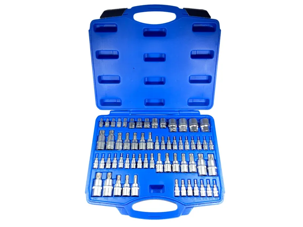 SATRA Steckschlüssel Satz Torx 60tlg 1/2'' 3/8'' 1/4''