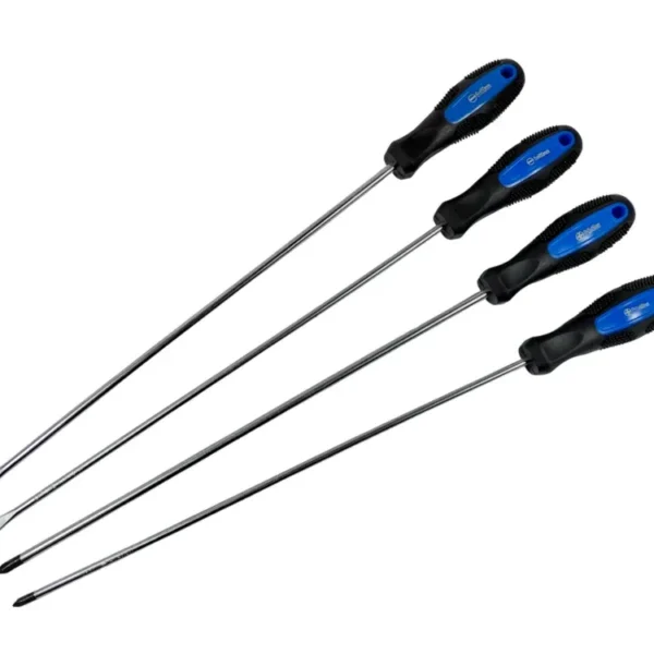 SATRA Schraubendreher Set 4tlg 450mm lang Kreuzschlitz Schlitz