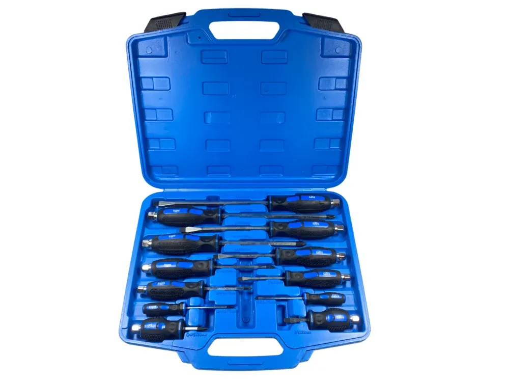 SATRA Schraubendreher mit Schlagkappe Set 12tlg