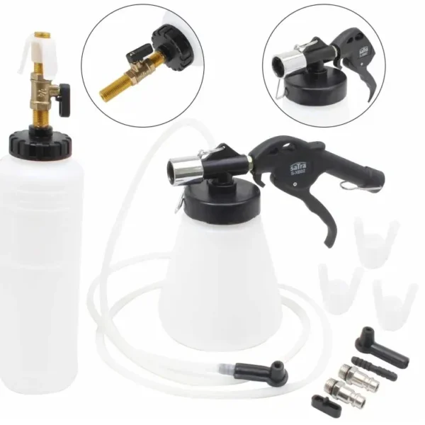 SATRA Druckluft Bremsenentlüftungsgerät zum Absaugen