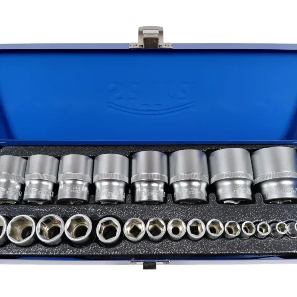 SATRA Zoll Steckschlüssel Satz 24tlg 1/2'' 1/4''