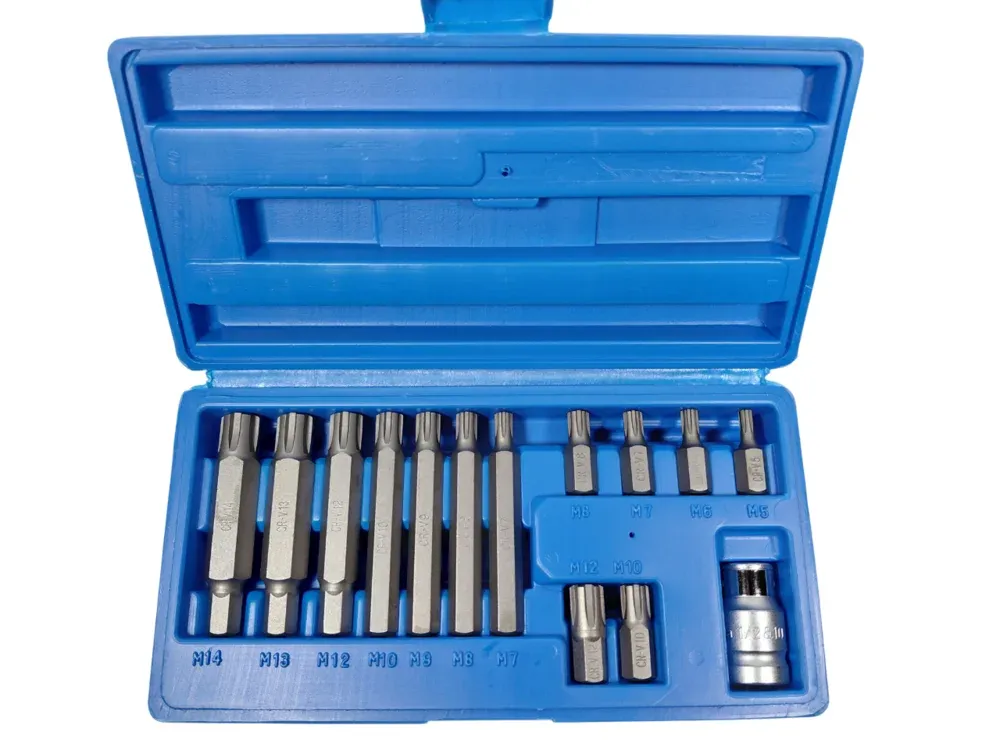 SATRA Steckschlüsselsatz Keil Profil für Ribe 14tlg M5-M14 1/2''