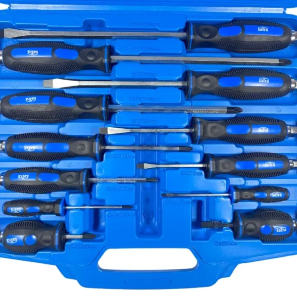SATRA Schraubendreher mit Schlagkappe Set 12tlg