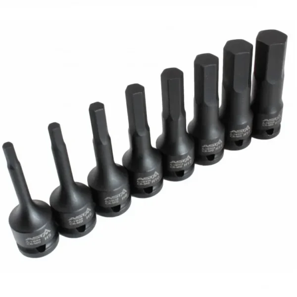 ASTA Schlagschrauber Innensechskant Steckschlüssel Satz 1/2''