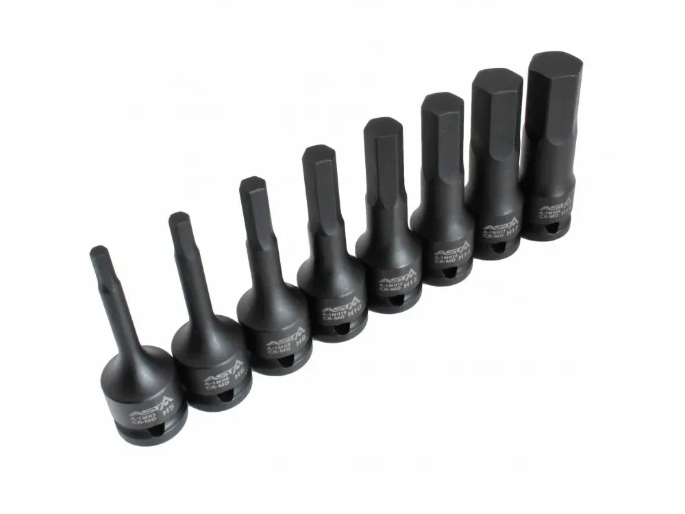 ASTA Schlagschrauber Innensechskant Steckschlüssel Satz 1/2''