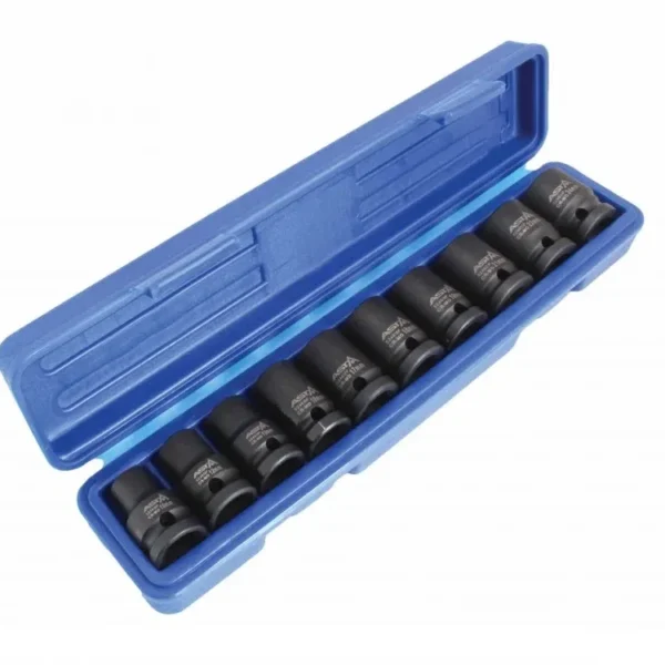 ASTA Sechskant Kraft Steckschlüssel Satz 10-24mm 10tlg