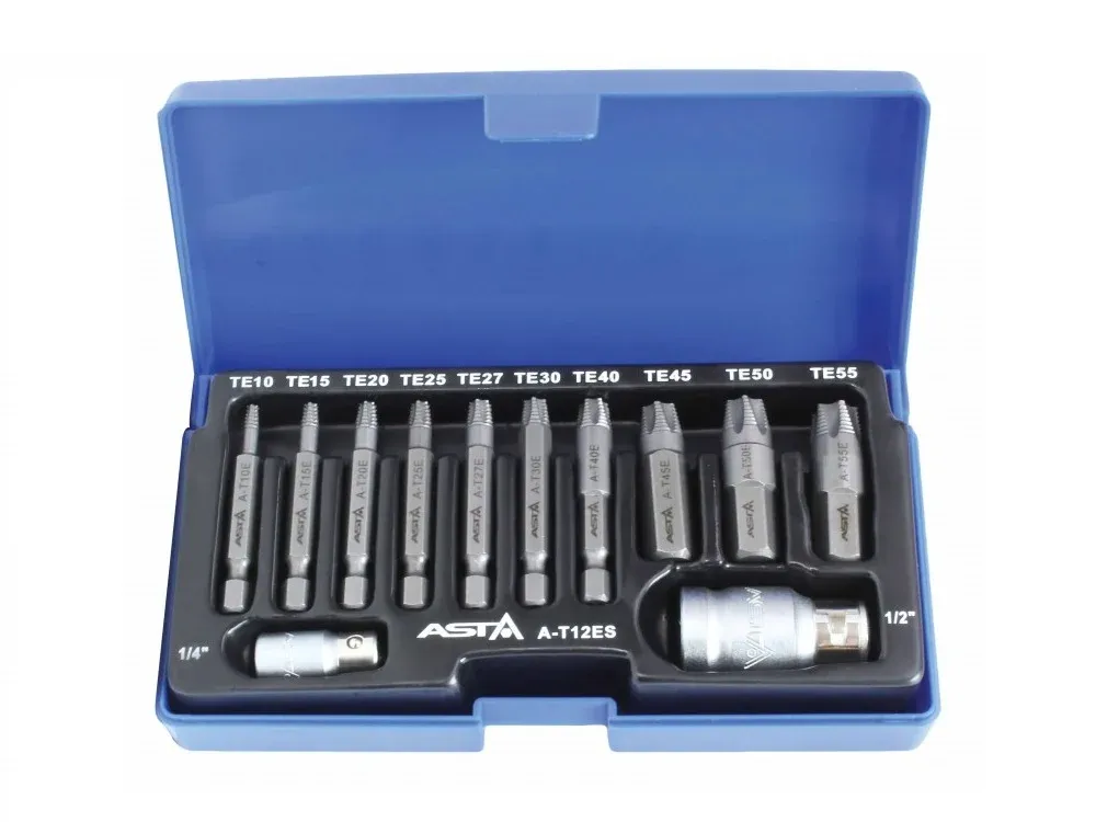 ASTA Torx Schrauben Linksausdreher 12 tlg T10-T55