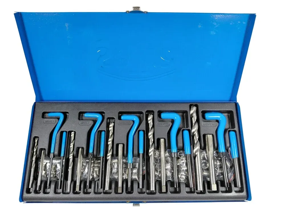SATRA Gewinde Reparatur Set 131tlg M5-M12 Edelstahl Einsätze