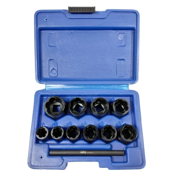 SATRA Sechskant Schrauben Linksausdreher 11tlg 9-19mm