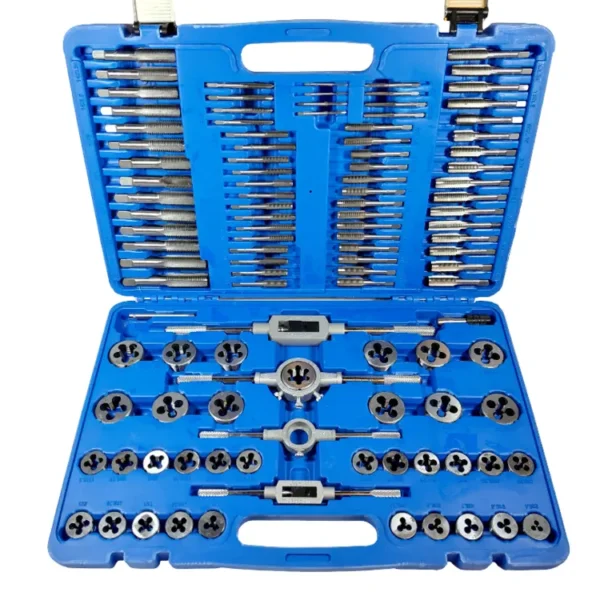 SATRA 110tlg Gewindeschneider Gewindebohrer Schneideisen M2-M18 Set