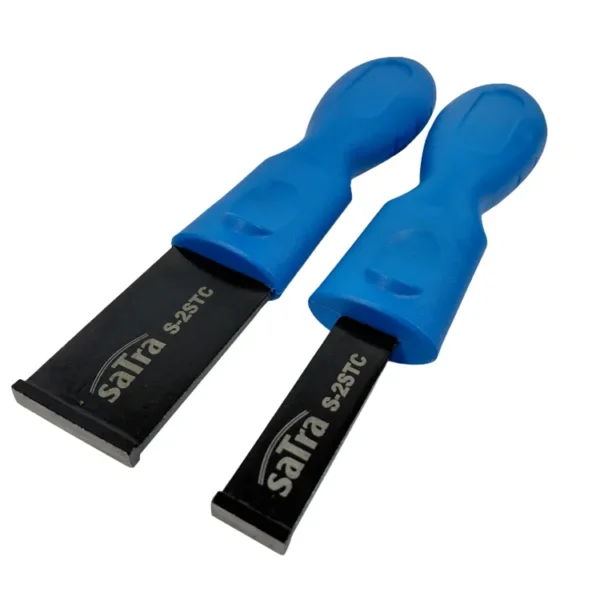 SATRA Flach Schaber Wolfram Carbid 90 Grad Spitze Set 2 tlg