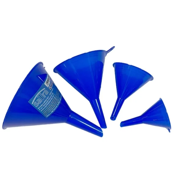 SATRA Einfüll Trichter Set Kunststoff 4 tlg 110, 95, 70, 50mm