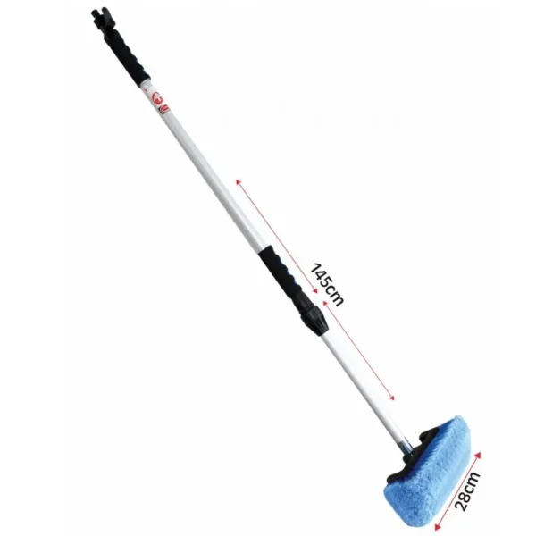 SATRA Teleskop Waschbürste ausziehbar 950-1565mm Länge