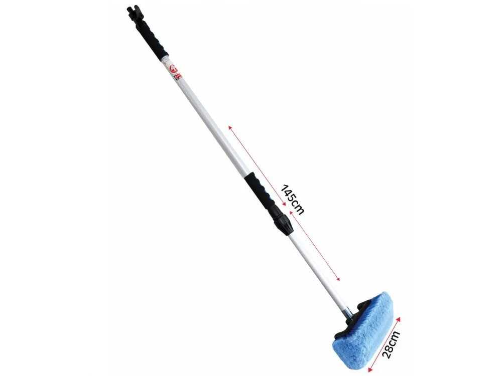 SATRA Teleskop Waschbürste ausziehbar 950-1565mm Länge