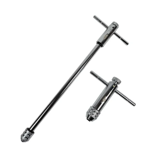 SATRA 2 Stk. Ratschen Halter für Gewindebohrer mit T - Griff für M3-M12 110mm 320mm