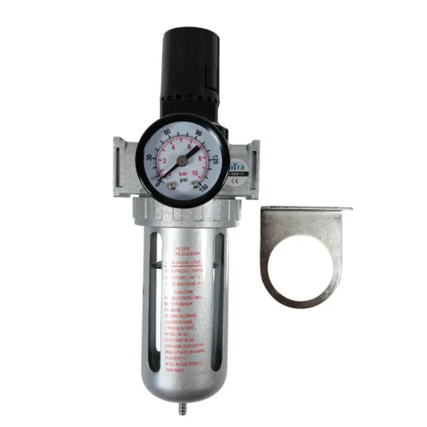 SATRA Druckminderer Wasserabscheider Ölabscheider 1/2'' mit Wandhalter
