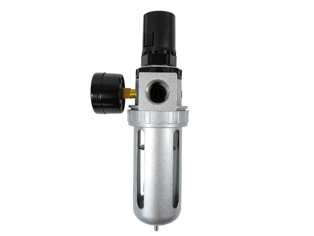 SATRA Druckminderer Wasserabscheider Ölabscheider 1/2'' mit Wandhalter – Bild 2