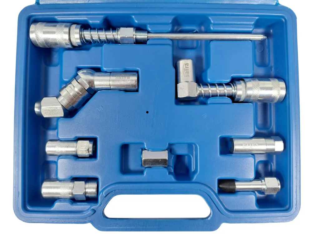 SATRA Fettpresse Zubehör Adapter Verlängerung 12 tlg Satz – Bild 2