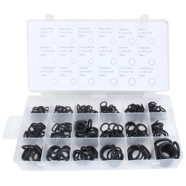 ASTA O-Ring Dichtring Gummiring Sortiment 270tlg 5,29mm-17,04mm NBR