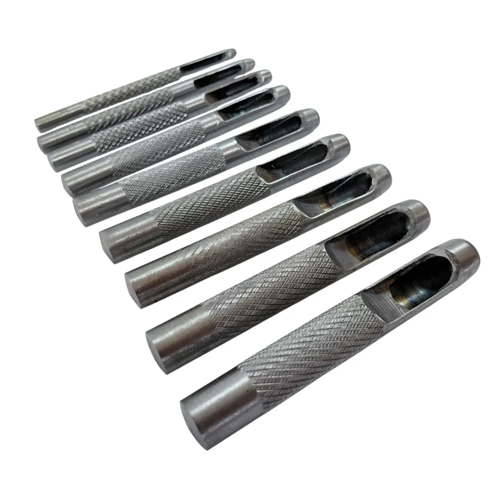 SATRA Locheisen Loch Stanz Set 9tlg 2,5-10mm – Bild 2