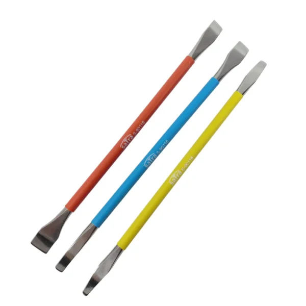 SATRA Präzisions Hebel Set 3x 185mm lang Edelstahl 3-12mm Schneiden farbcodiert