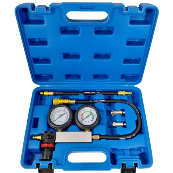 SATRA Zylinderdruckprüf Set Motor Kolben Leckagetester Kompressionstester Druckluft