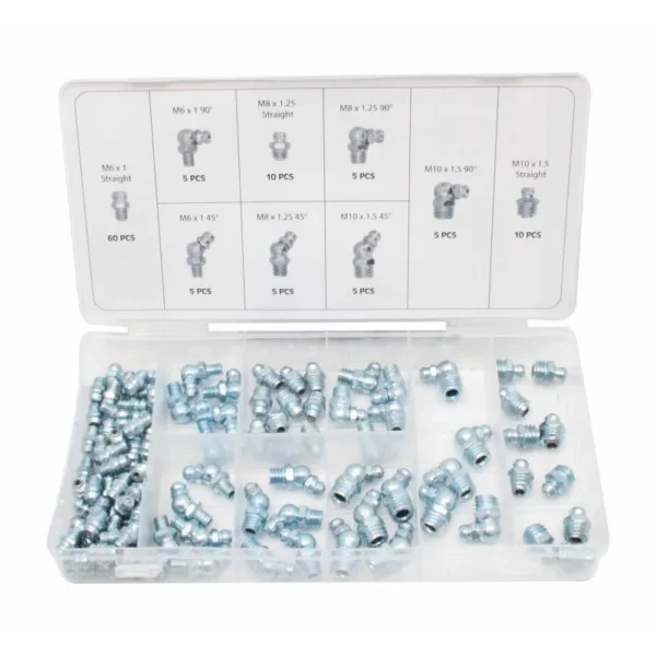 ASTA Schmiernippel Sortiment 110 tlg M6 - M10 Set